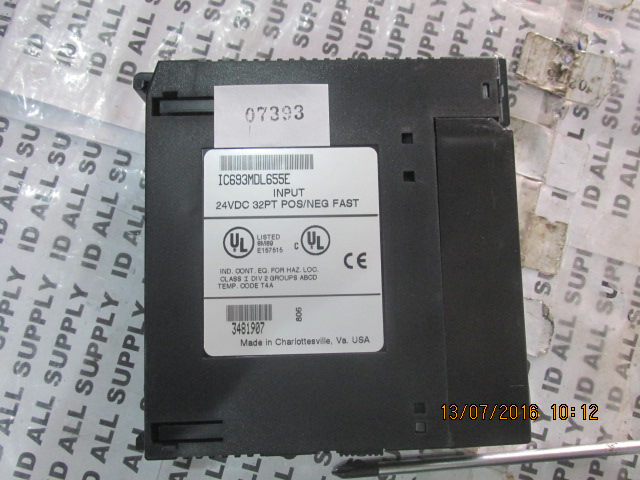 PLC " GE FANUC " MODEL : IC693MDL655E
