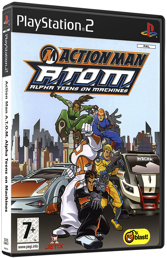 แผ่นเกมส์ PS2 : Action Man A.T.O.M. - Alpha Teens on Machines