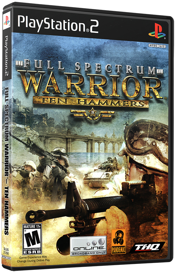 แผ่นเกมส์ PS2 : Full Spectrum Warrior - Ten Hammers