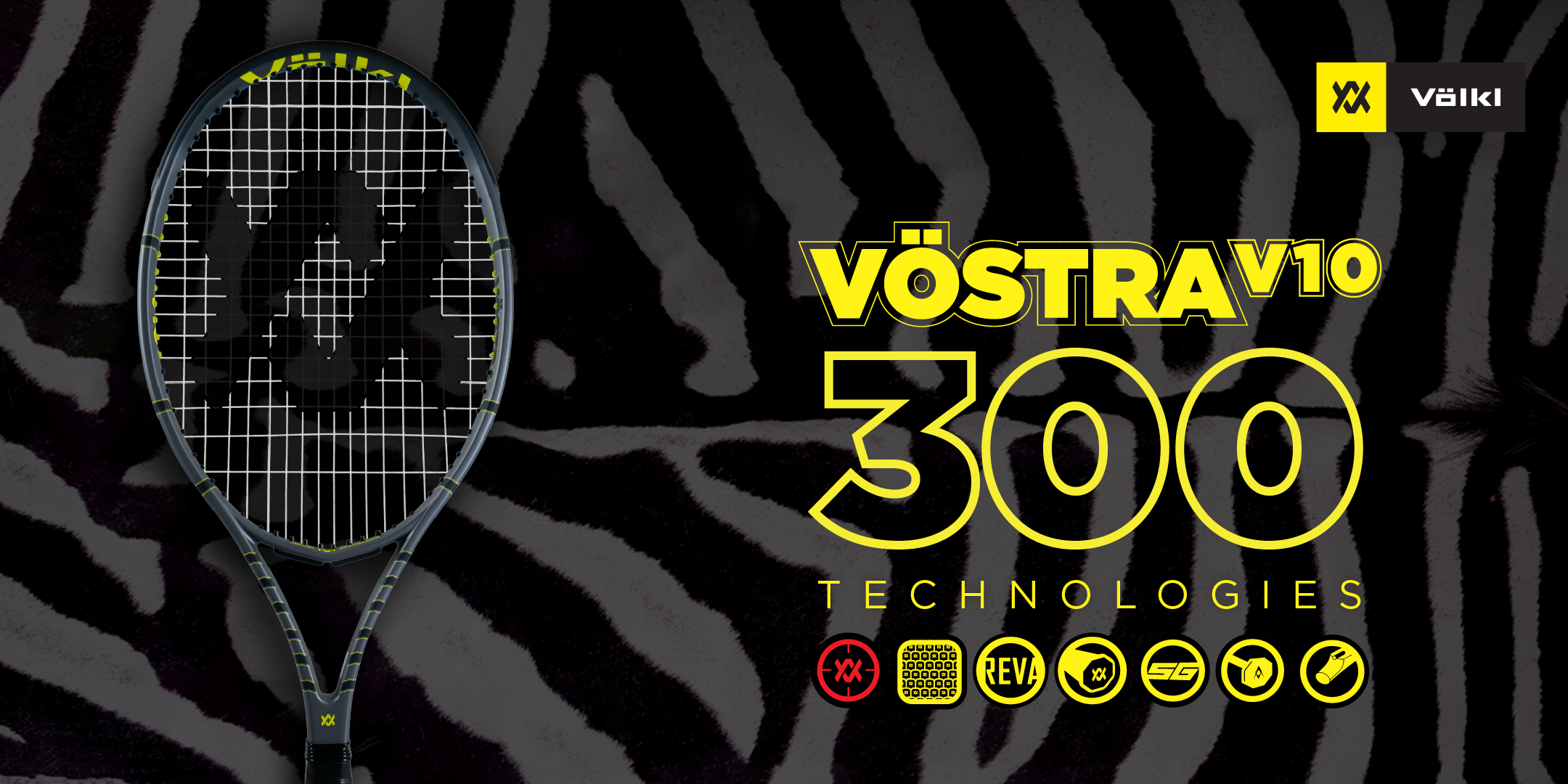 VÖSTRA V10 300g ไม้เทนนิส VOLKL
