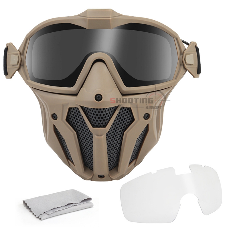 หน้ากากพัดลม Tactical ANTI-FOG Mask