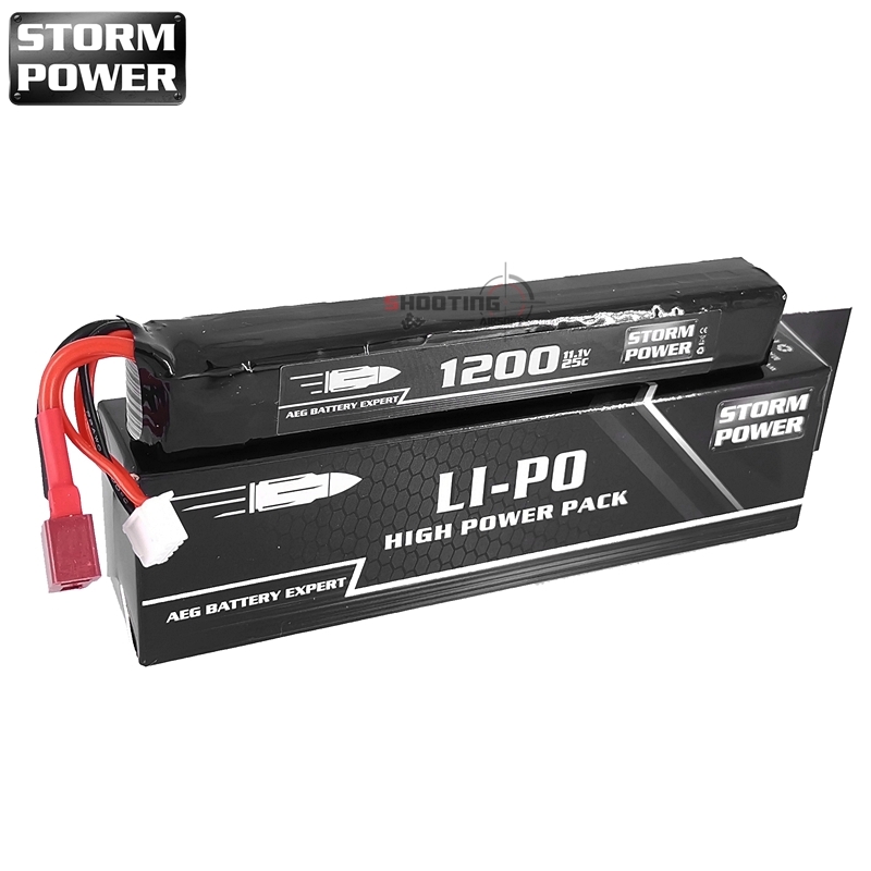 แบตลิโพ Storm Power 25C 1200mAh 11.1V