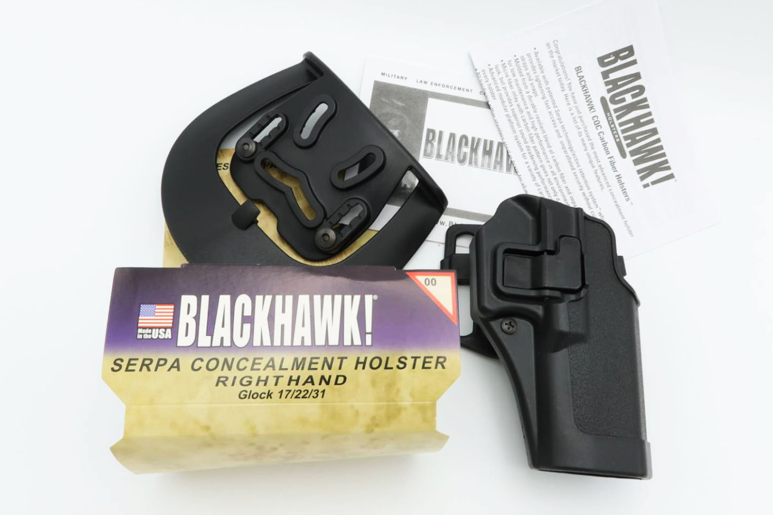 ซองพกนอก ยี่ห้อ Black Hawk รุ่น Glock17