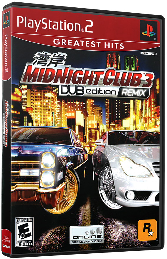 แผ่นเกมส์ PS2 : Midnight Club 3 - DUB Edition Remix