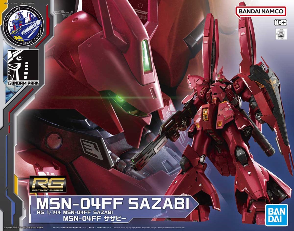 (RG) 1/144 MSN-04FF SAZABI (Gundam SIDE-F ver.)