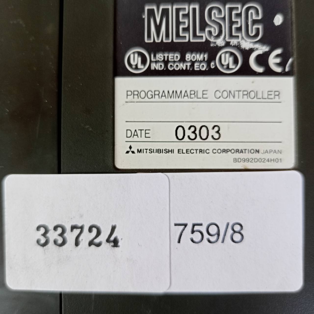 PLC " MITSUBISHI " MODEL : A2ACPU-S1