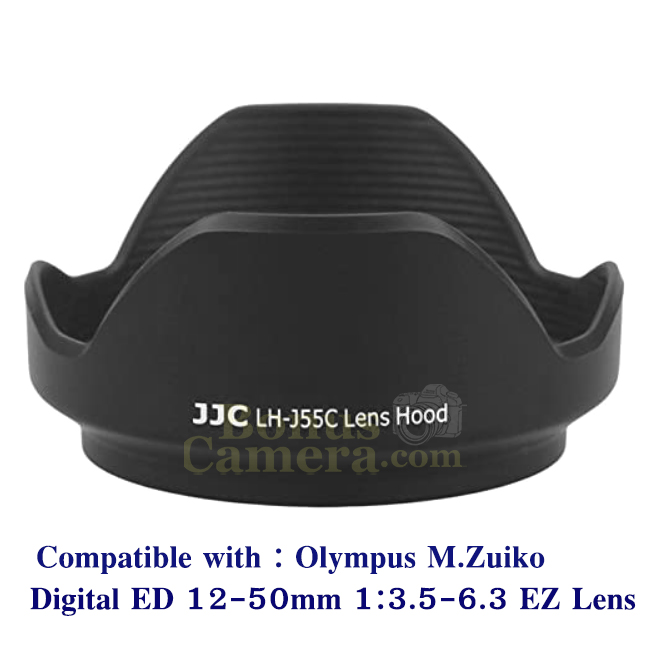 LH-55C ฮู้ดสำหรับเลนส์ OLYMPUS M.Zuiko Digital ED 12-50mm 1:3.5-6.3 EZ Lens Hood