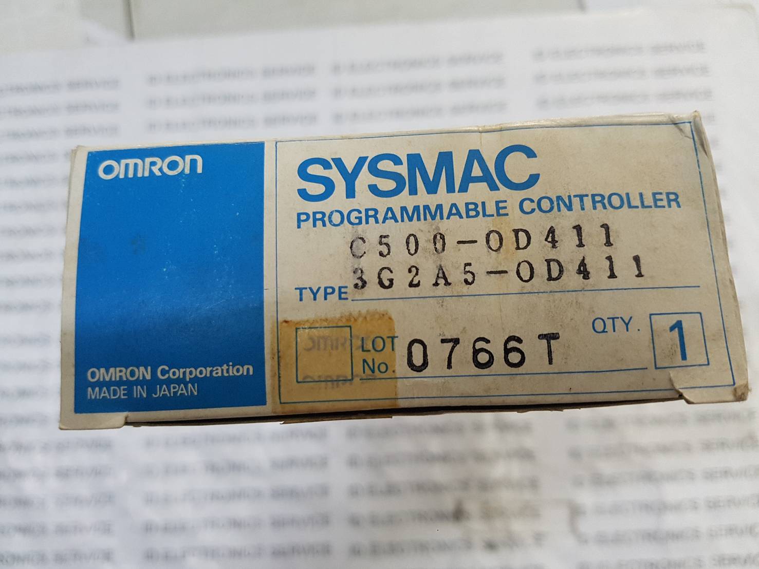 PLC " OMRON " MODEL : C500-OD411