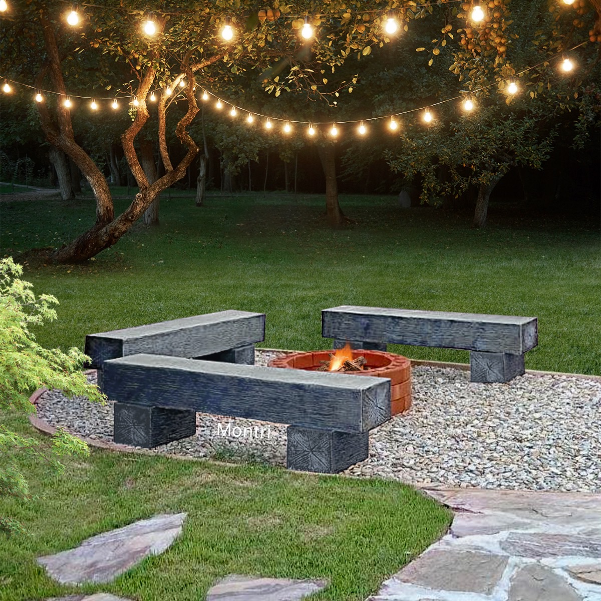 เก้าอี้ไม้หมอน พร้อมเตาอิฐดีไซน์ล้ำ แข็งแกร่งเหนือระดับ สัมผัสธรรมชาติอย่างแท้จริง