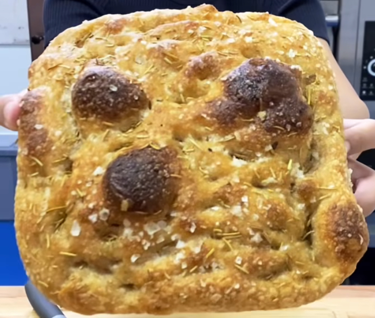 Sourdough Wholewheat Focaccia - Plain