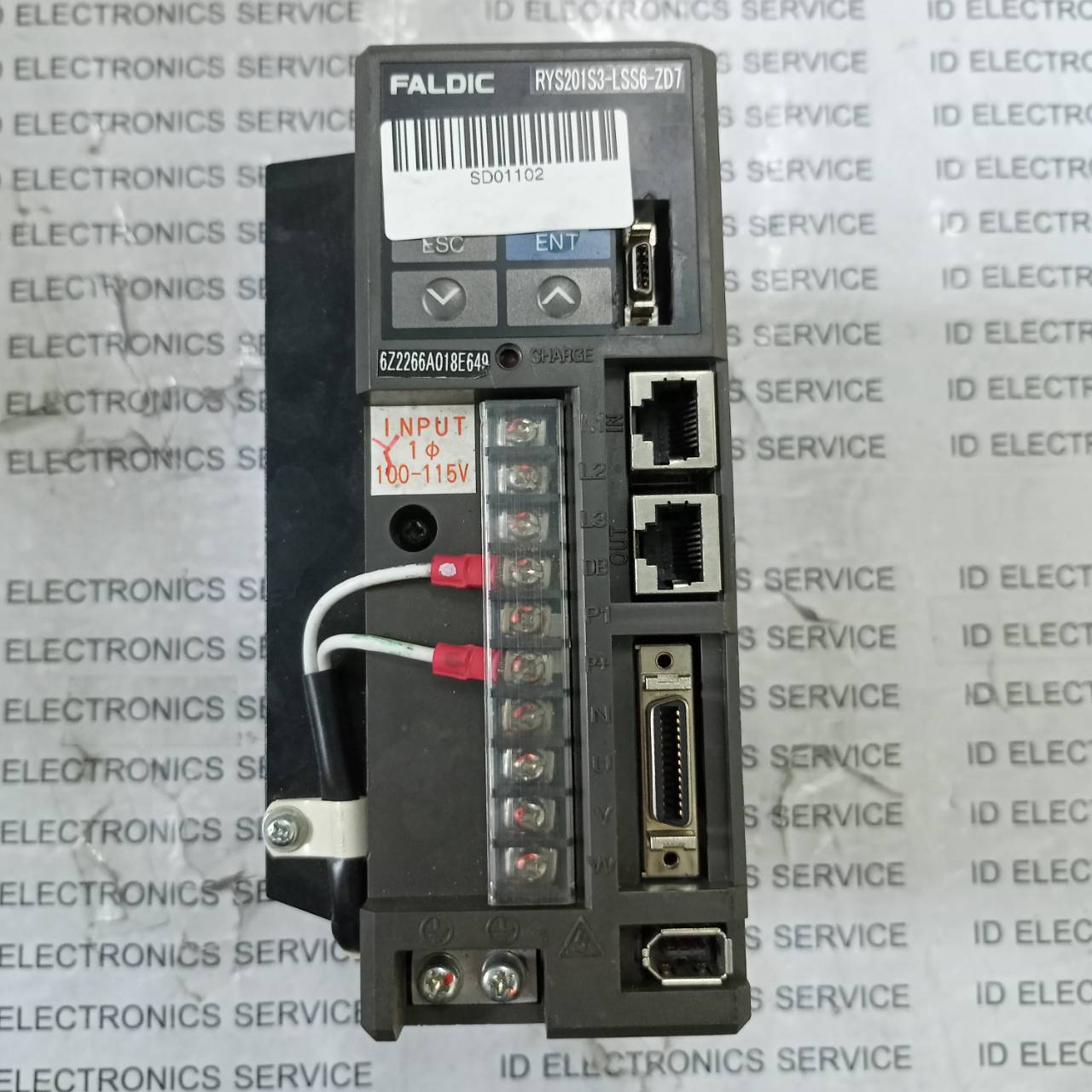SERVO DRIVE " FUJI " MODEL : RYS201S3-LSS6-ZD7