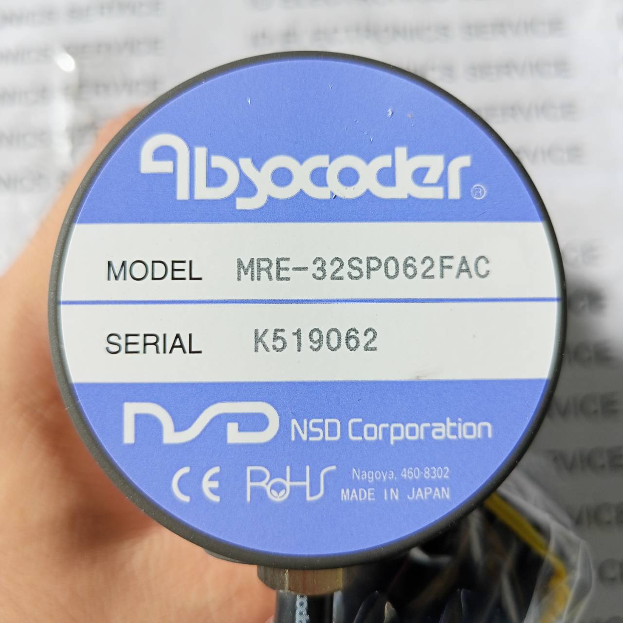 ENCODER " NSD " MODEL : MRE-32SP062FAC