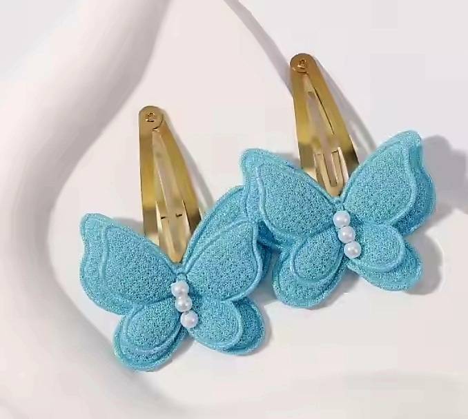 💗มาหยา กิ๊ฟช้อป💗ยางรัดผม ผีเสื้อ สีสวยน่ารัก แฟชั่นเครื่องประดับศรีษะ อ่อนโยน ไม่ทำลายเส้นผม ขนาด 4 ซ.ม. เส้นใหญ่