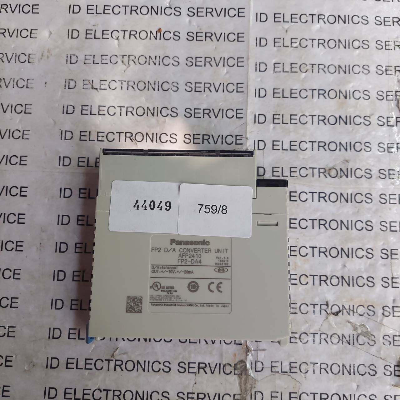 PLC " PANASONIC " MODEL : FP2-DA4