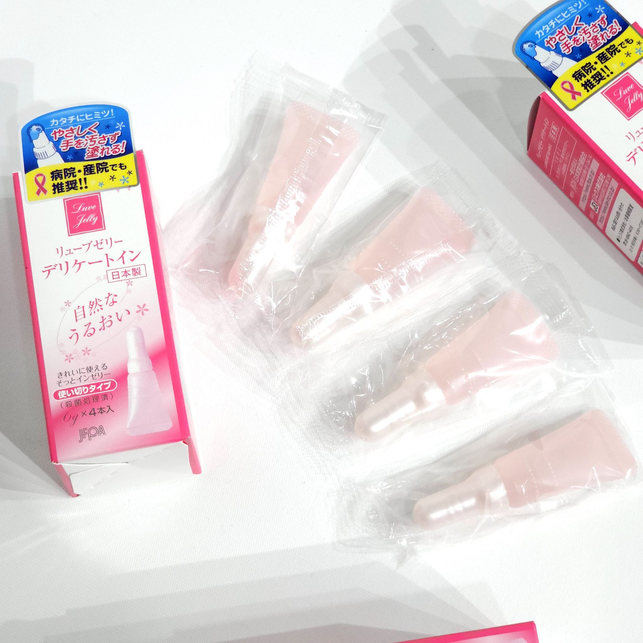 เจลหล่อลื่นตัวดังจากญี่ปุ่น GEX Lotion Luve Jelly Delicate 6g x 4 bottles