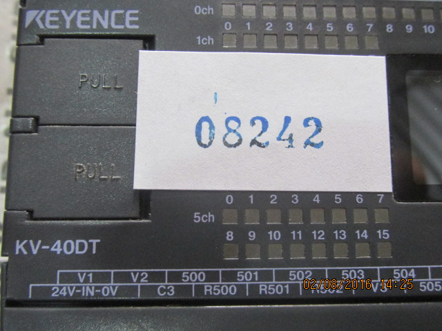 PLC " KEYENCE " MODEL : KV-40DT