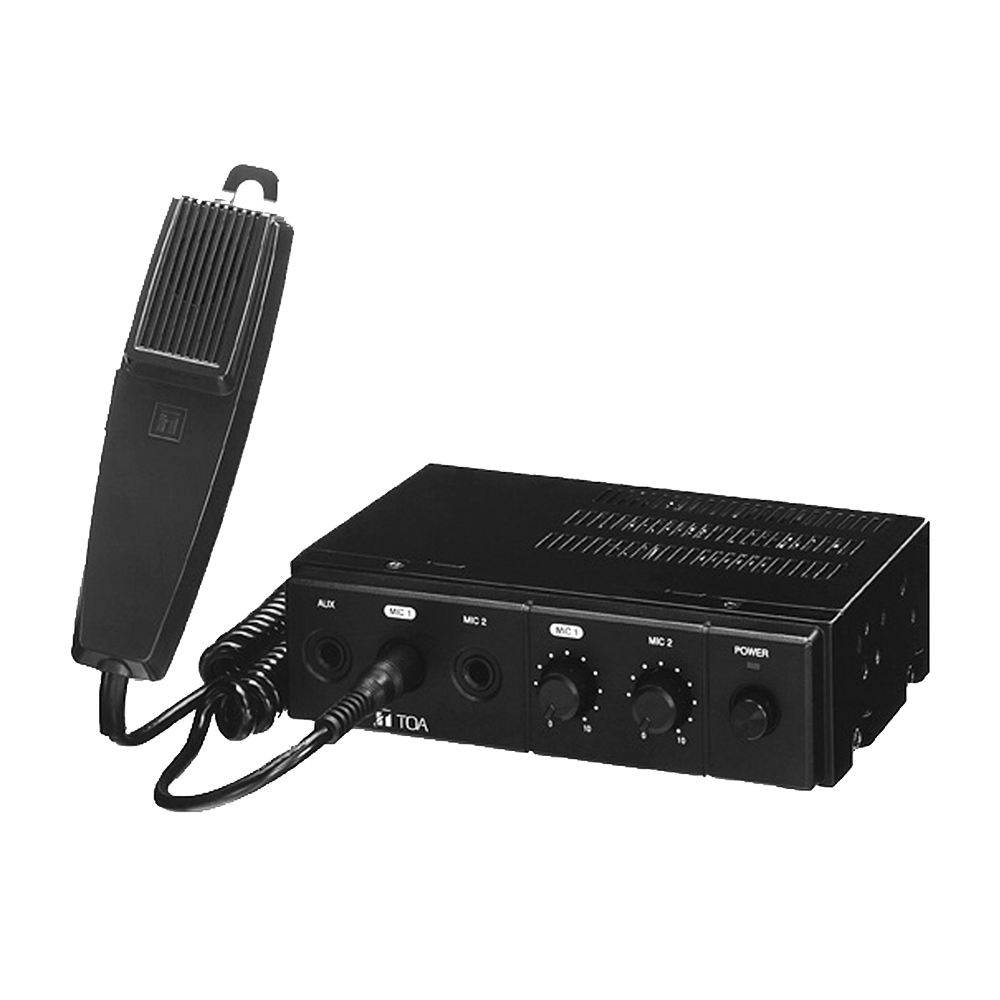 TOA CA-160 เครื่องขยายระบบประกาศติดรถยนต์ 60 วัตต์