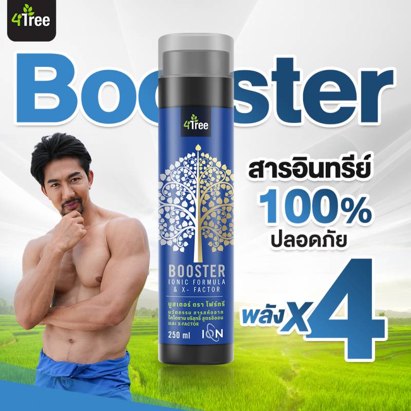 4tree BOOSTER นวัตกรรมสารสกัดจากไคโตซาน
