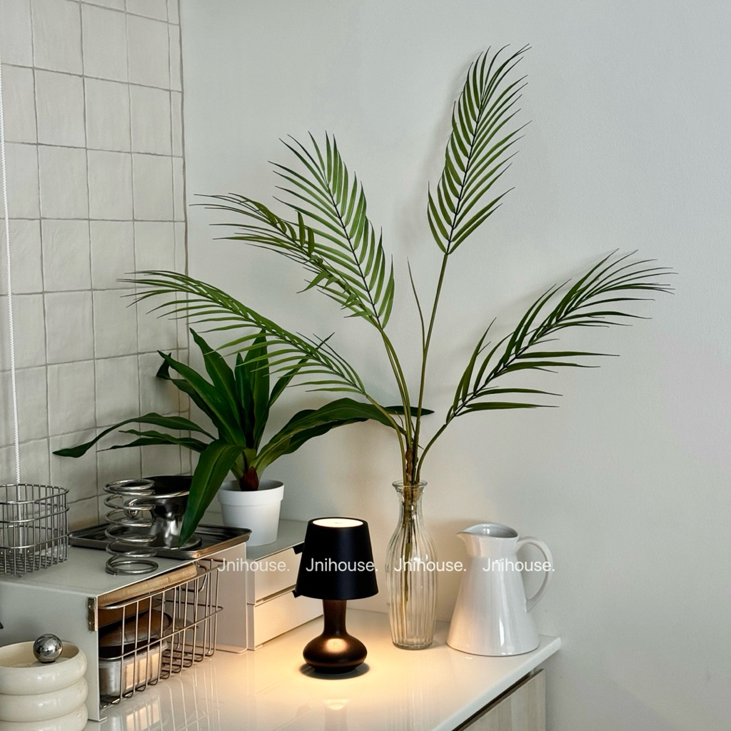 [พร้อมส่ง] Jnihouse : กิ่งปาล์มประดิษฐ์ (Artificial Palm branch)