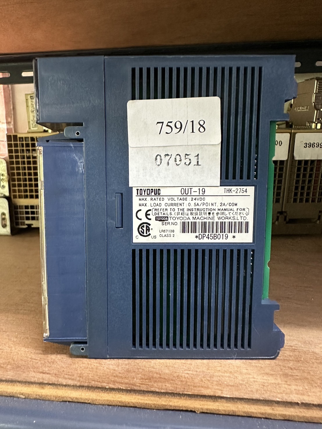 PLC " TOYOPUC " MODEL : THK-2754