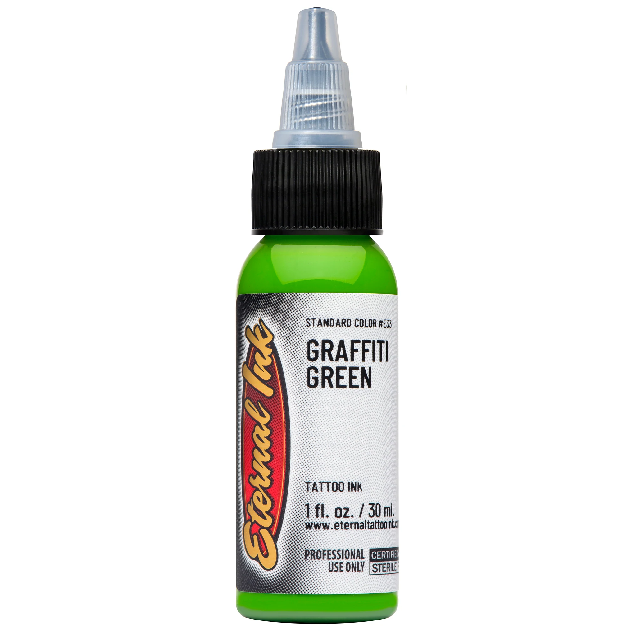 หมึกสักโทนสีเขียว ETERNAL GREEN INK 1oz.