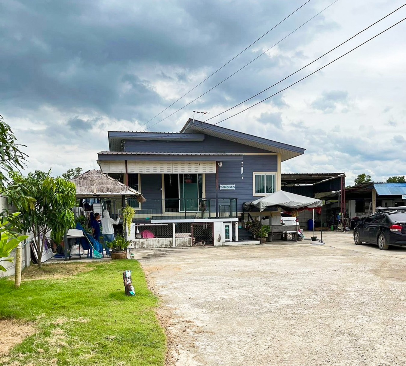 บ้านสวน 1 ไร่ ใกล้กรุงเทพ คลอง 8 หนองเสือ ปทุมธานี