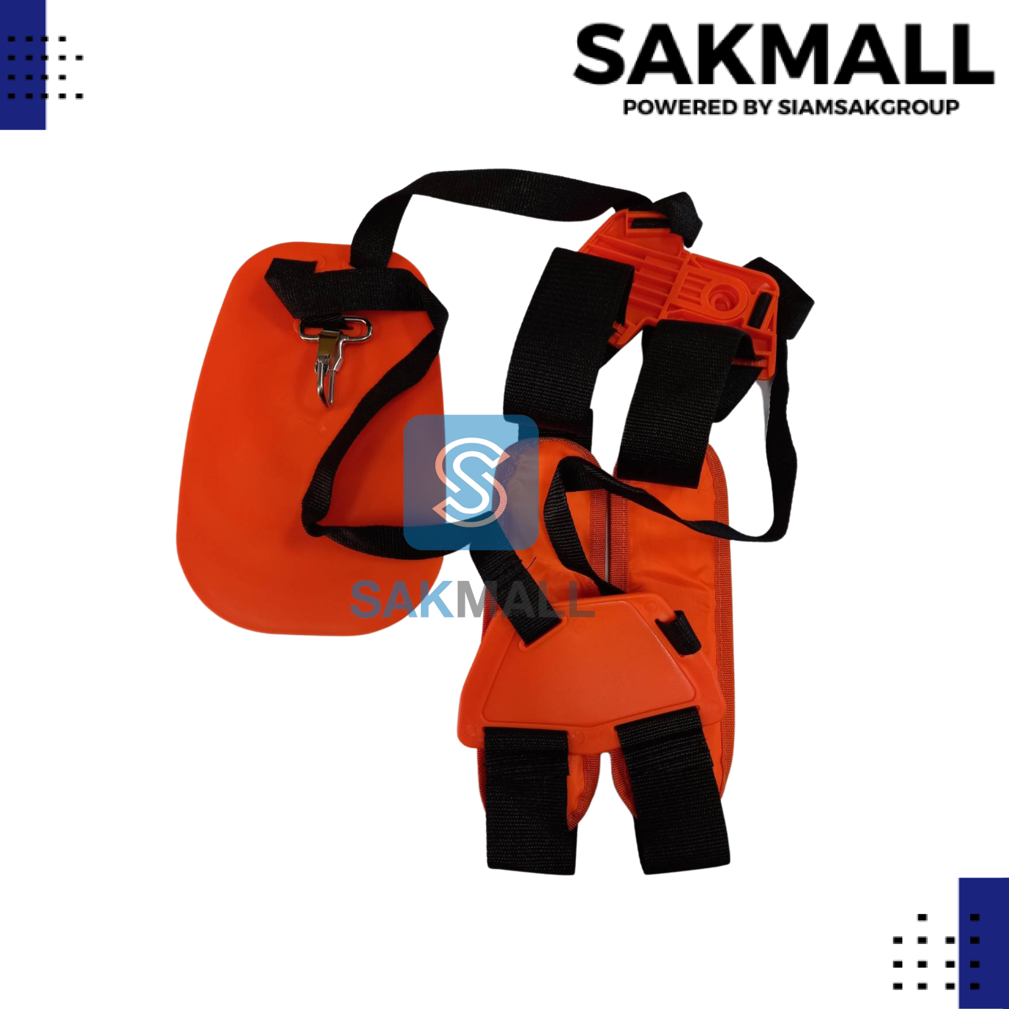 สายสะพายคู่ รุ่นมีบังข้างสีส้มหนา A (GX31,GX35,UMK435หนาA)