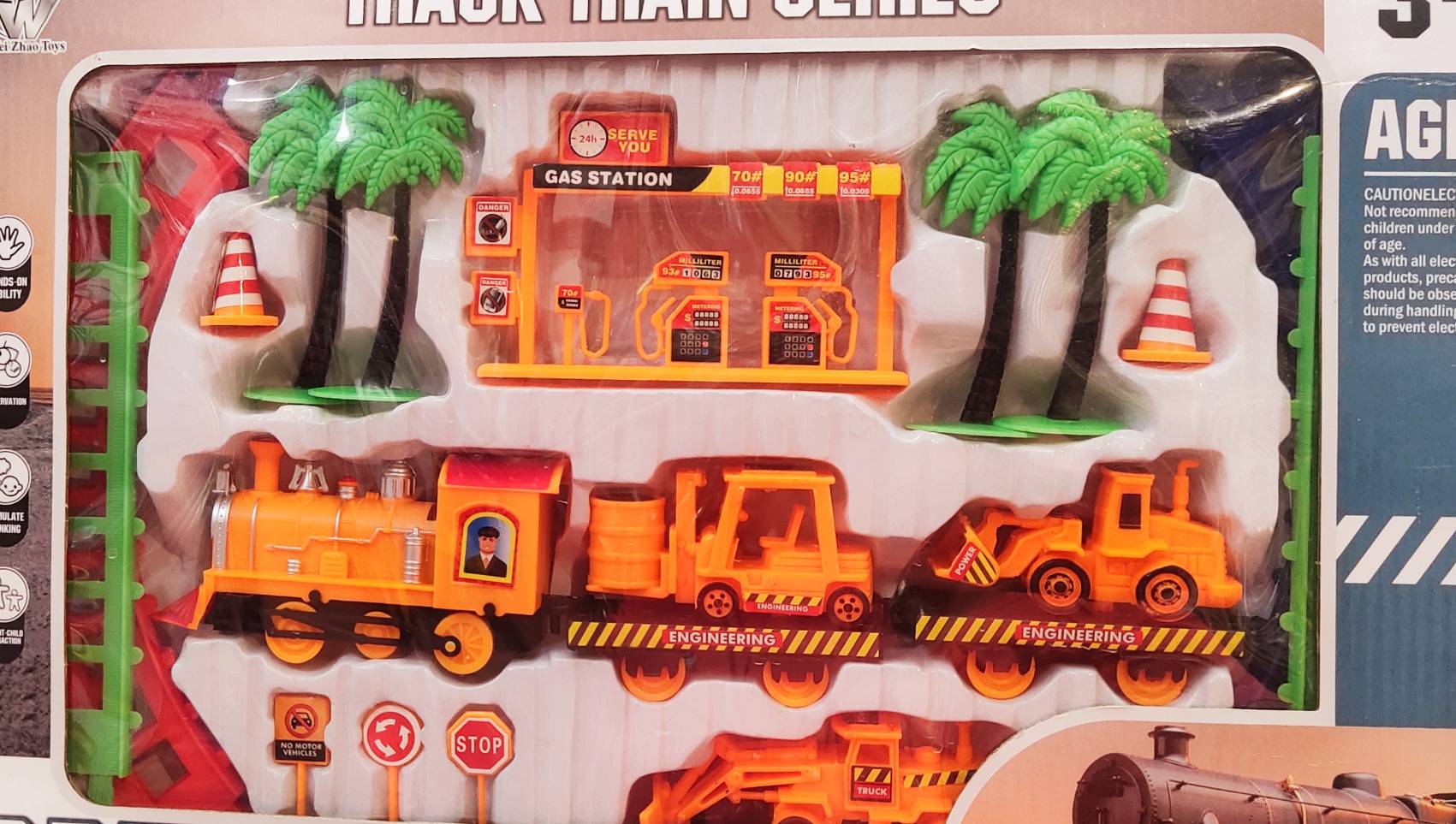 รถไฟ รถไฟใส่ถ่าน รางรถไฟ ของเล่น สำหรับเด็ก