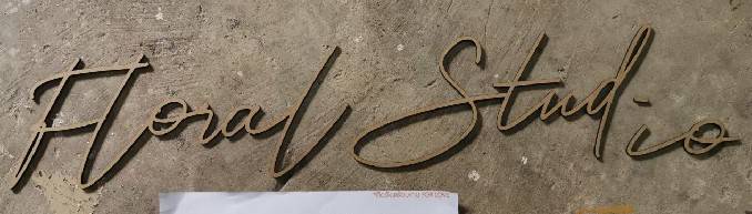 #ป้ายอักษรอะคริลิคไดคัท