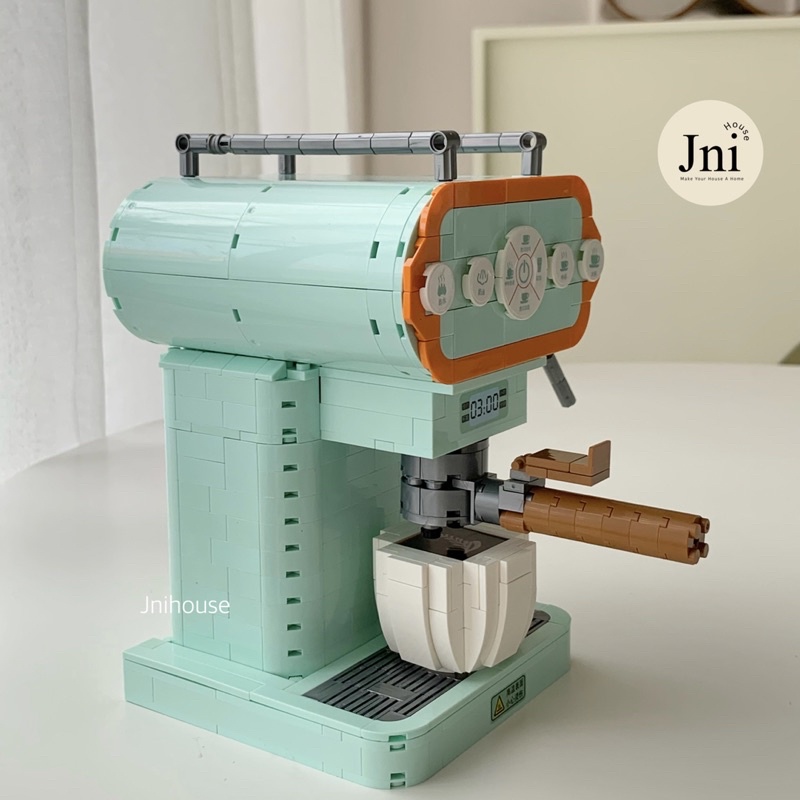 [พร้อมส่ง] Jnihouse : Coffee Machine Bricks ตัวต่อเครื่องชงกาแฟ ตัวต่อเครื่องปิ้งขนมปัง Toast Bricks