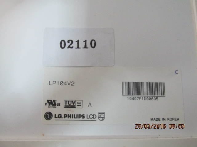 LCD PANEL " LG PHILIPS " MODEL : LP104V2