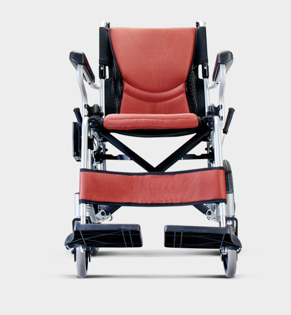 รถเข็นวีลแชร์น้ำหนักเบา อลูมินัมอัลลอยด์คาร์ม่า รุ่น S-Ergo 205 F20 (WheelChair Karma S-Ergo 205 F20) พกพาสะดวก กะทัดรัด พับได้ ล้อหลังใหญ่