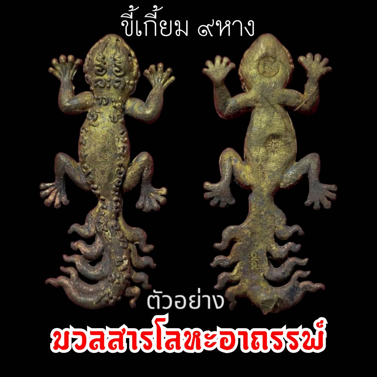 ขี้เกี้ยม ๙ หาง เนื้อมวลสารโลหะอาถรรพ์ ((แบบลุ้นเลขสวย)) พิธีเดียวกับเหนือดวง2 ((หลวงปู่มหาศิลา สิริจันโท ปี2567))
