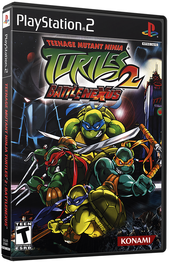 แผ่นเกมส์ PS2 : Teenage Mutant Ninja Turtles 2 - Battle Nexus