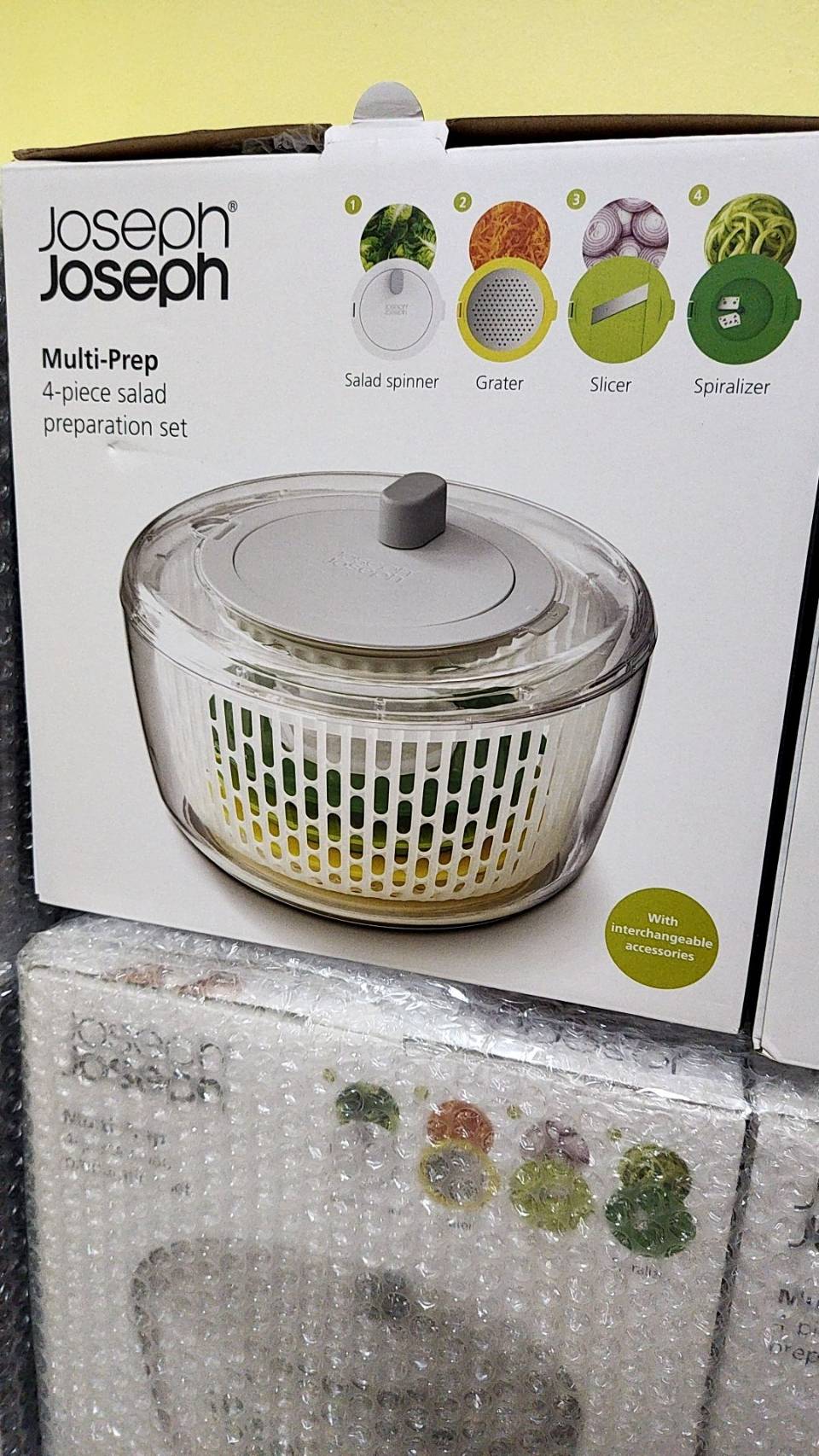 Joseph Joseph Multi-Prep™ 4-piece Salad Preparation Set อุปกรณ์เตรียมและทำสลัดแบบ 4 in 1