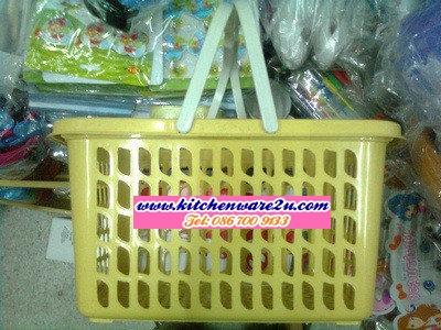 P02813 ตะกร้าหูหิ้ว ช๊อปปิ้ง ราคาส่งต่อโหล (คลิ๊กที่สินค้าเพื่อดูรายละเอียด)
