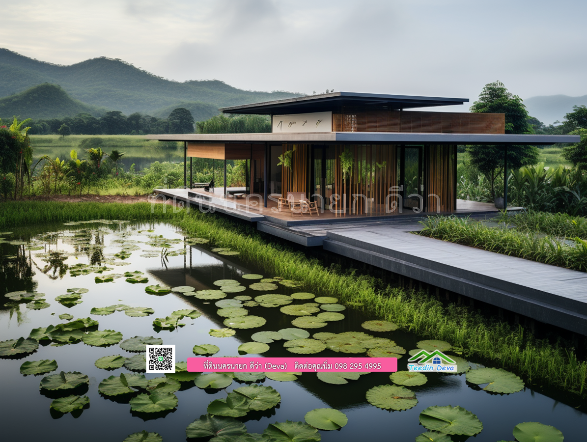 แบบบ้าน ตากอากาศ ริมน้ำ ริมแม่น้ำ
