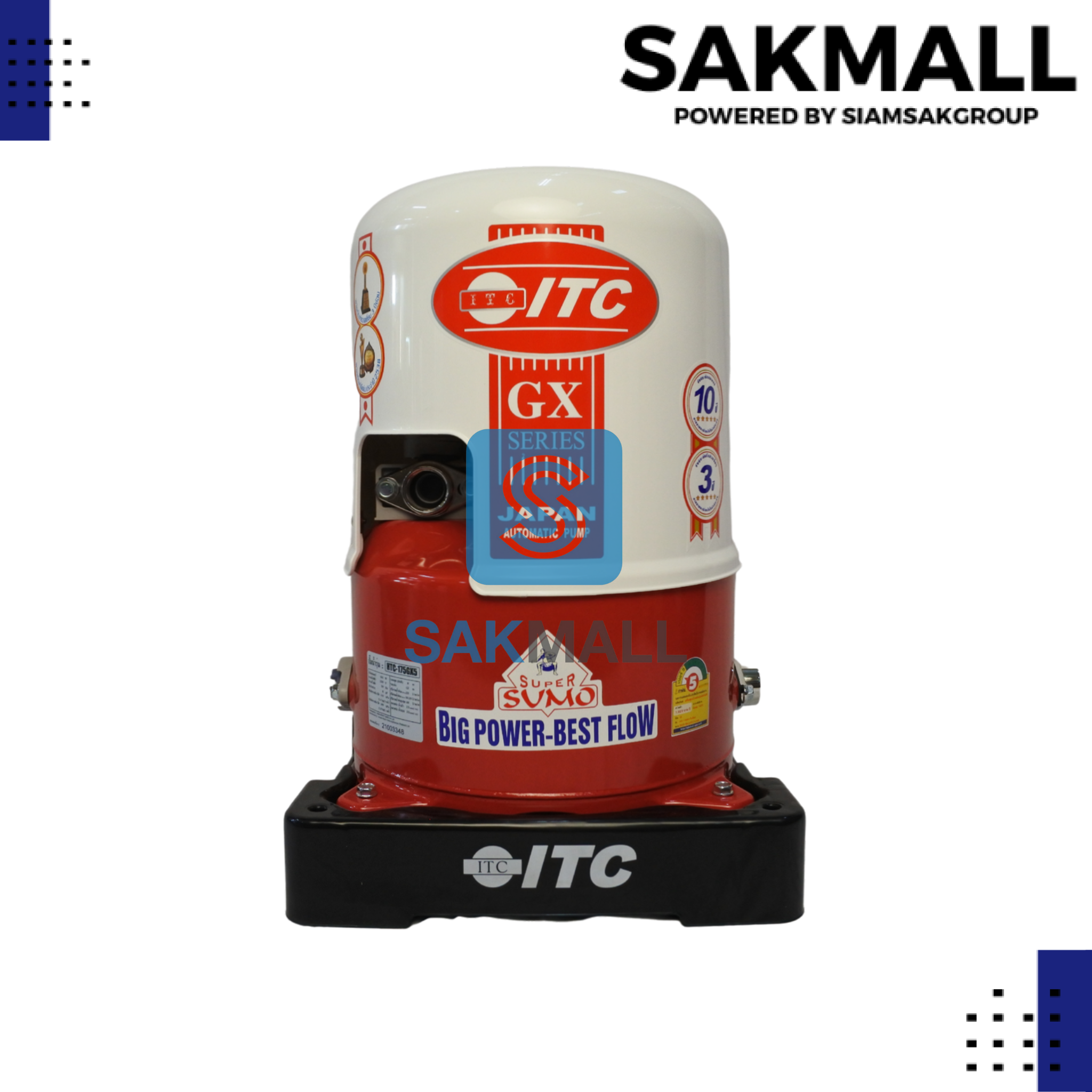 ปั๊มน้ำITC รุ่นHTC-175 GX5 (RE)
