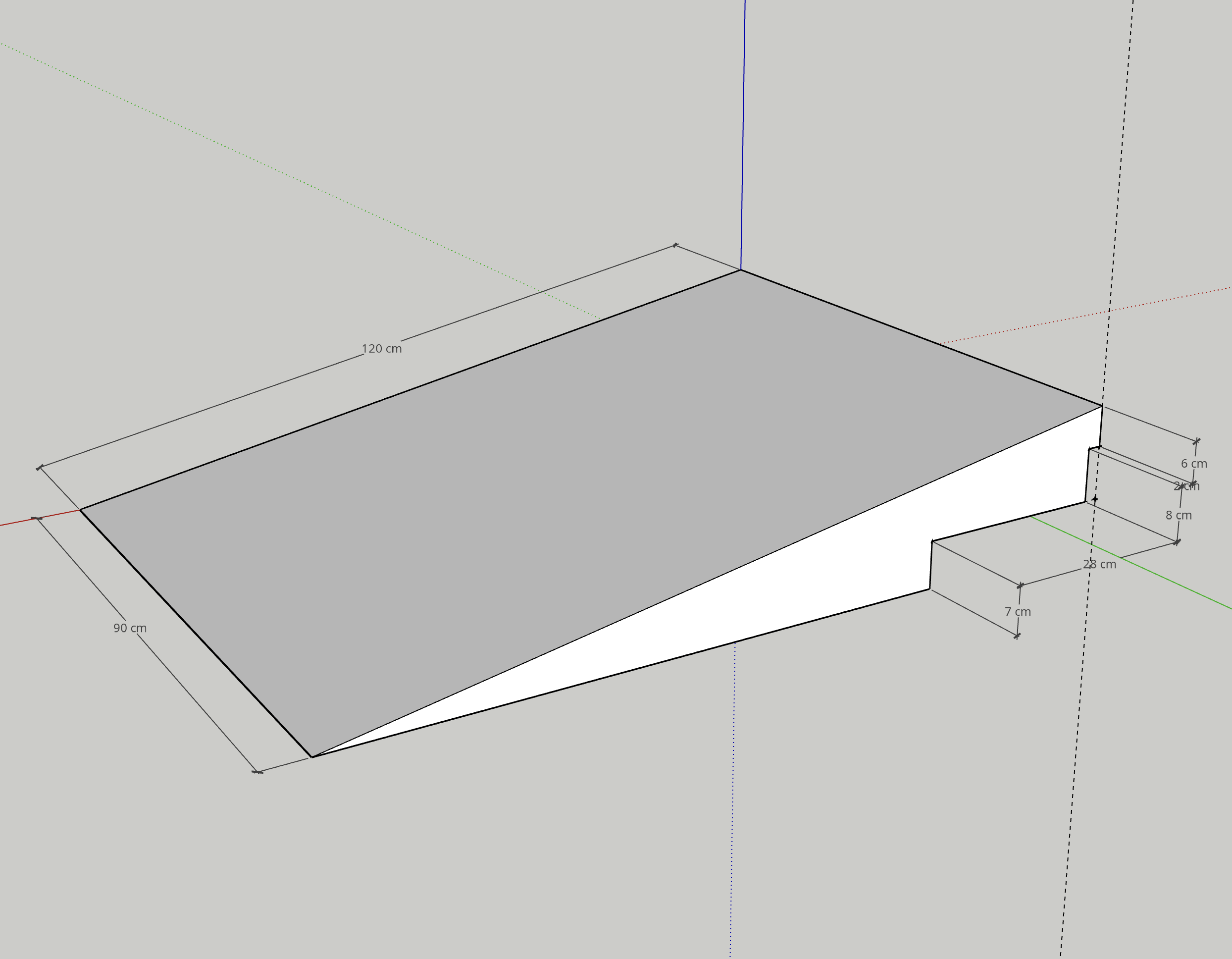 ทางลาดขั้นบันได สูง21กว้าง90ยาว120ซม.