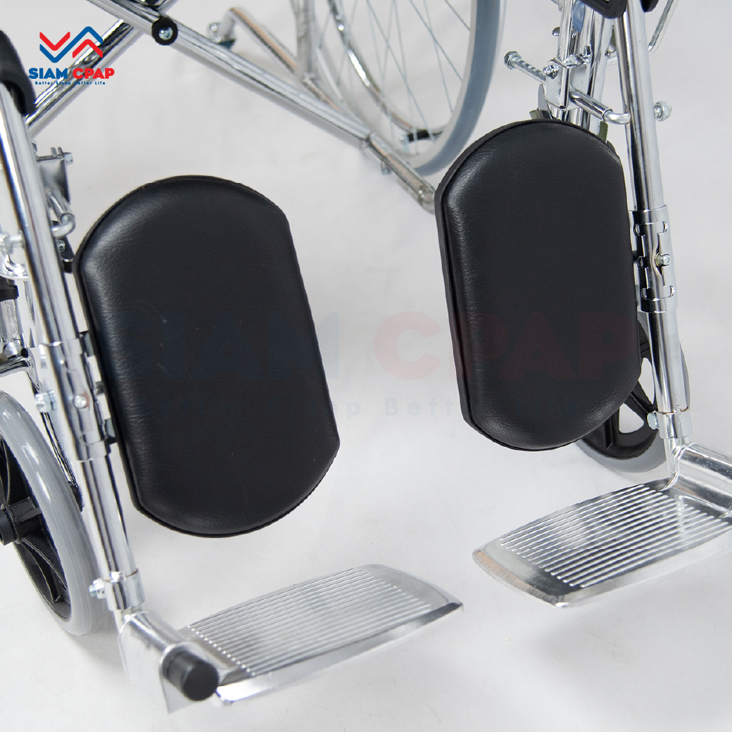 รถเข็นแมนนวล รุ่นพนักพิงสูง ปรับเอนนอน ปรับเหยียดขา ( Strong Manual High Back ) รับประกัน 1 ปี