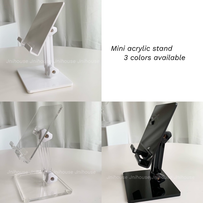 [พร้อมส่ง] Jnihouse : Mini Acrylic Stand ขาตั้งมือถือ ขาตั้งไอแพด ที่ตั้งมือถือ
