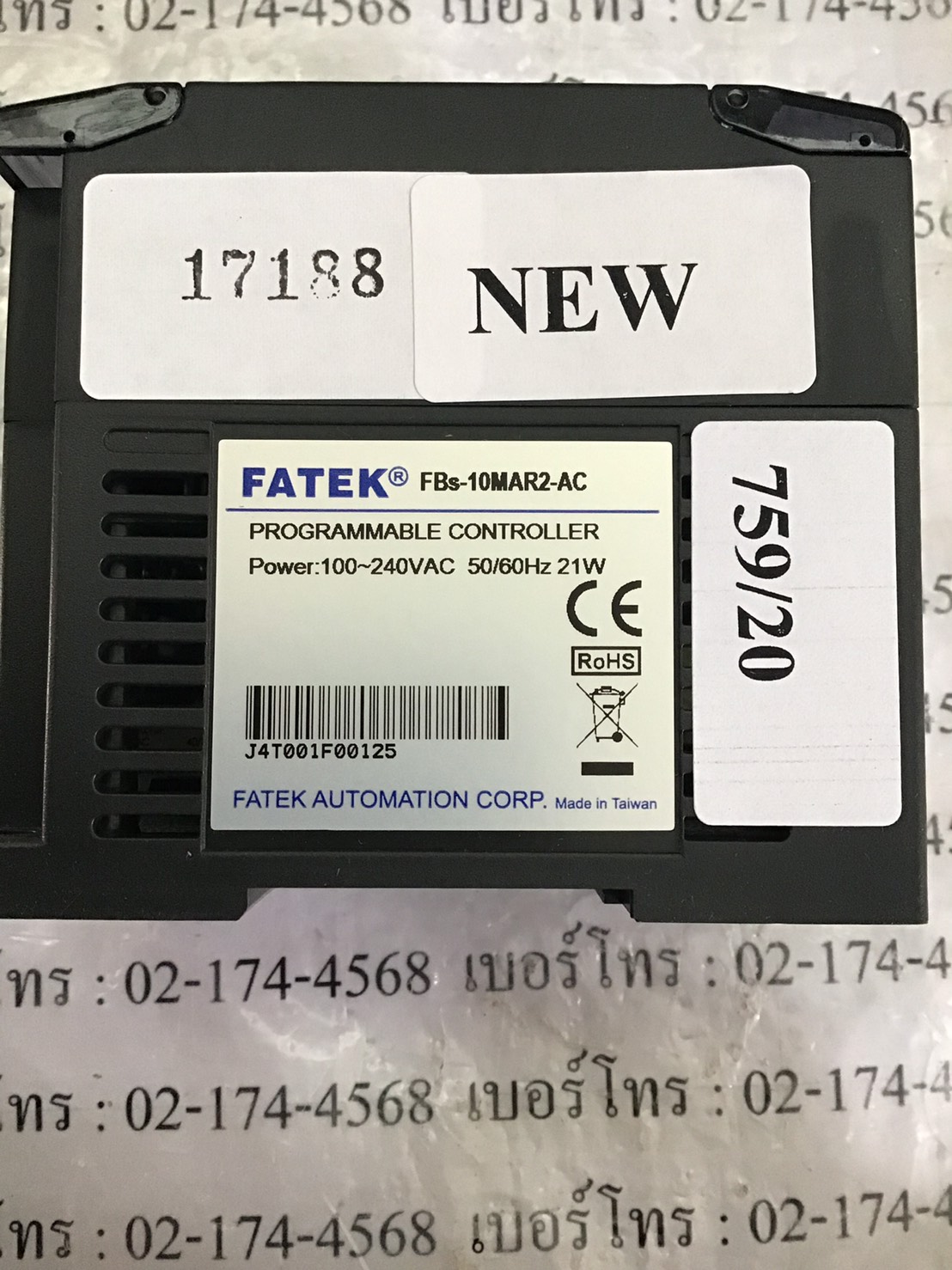 PLC " FATEK " MODEL : FBS-10MAR2-AC