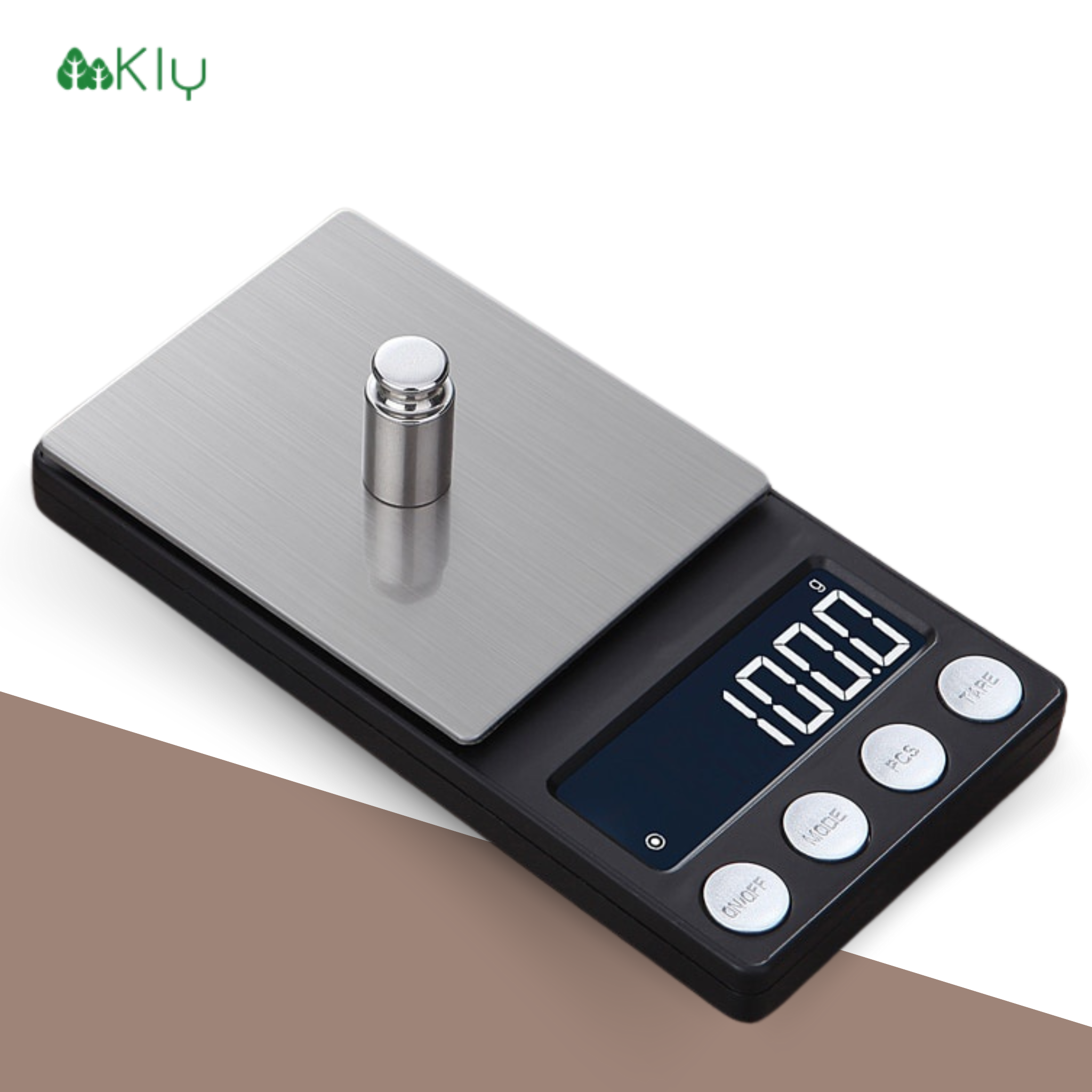 ตาชั่ง ตาชั่งพกพา 1kg/0.1g 500g/0.01g 200g/0.01g Digital LCD Electronic Kitchen Scale Food Scale Portable Weighing Scale