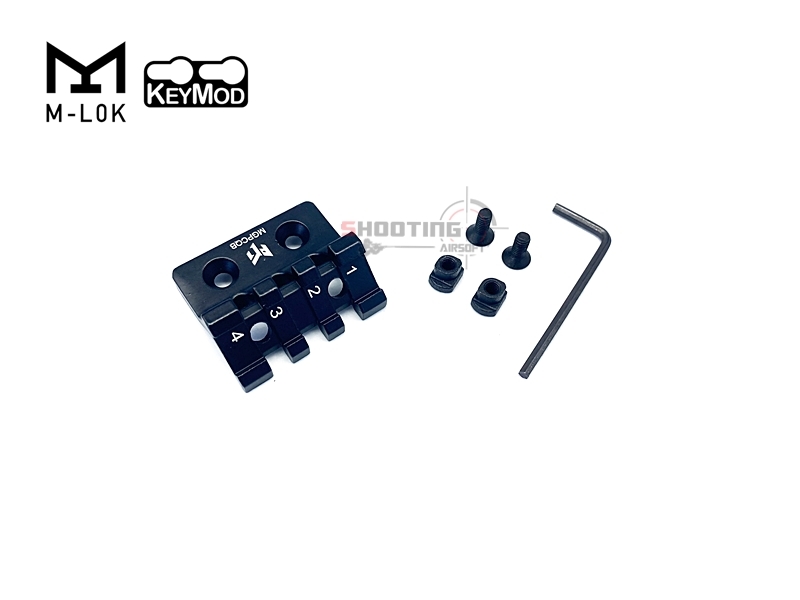 รางเฉียง 45 องศา M-Lok / Keymod MGPCQB