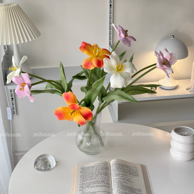[พร้อมส่ง] Jnihouse : Blooming Tulip ดอกไม้ประดิษฐ์ ดอกทิวลิป