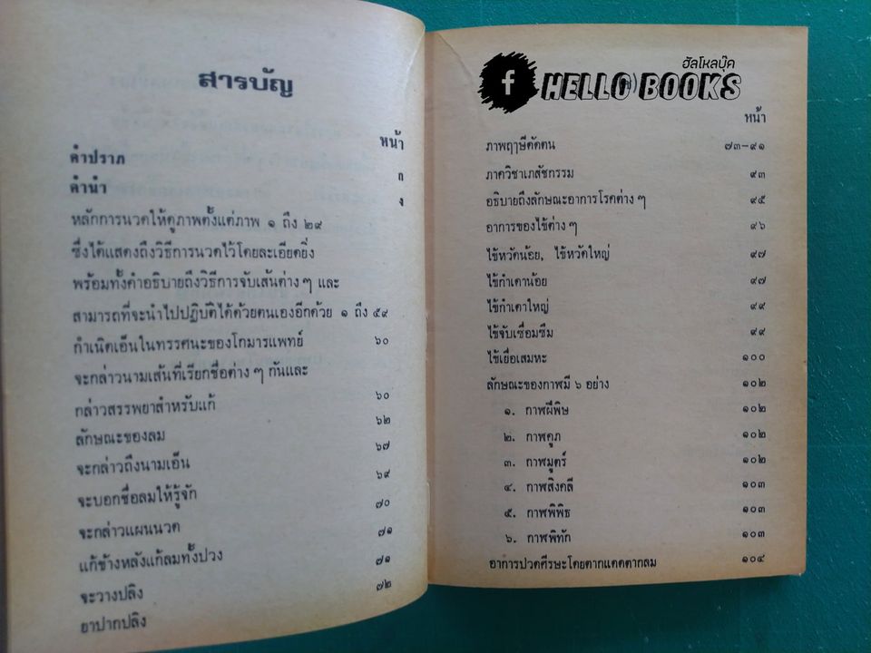 ตำราแพทย์แผนโบราณ ว่าด้วย วิชาหมอนวด