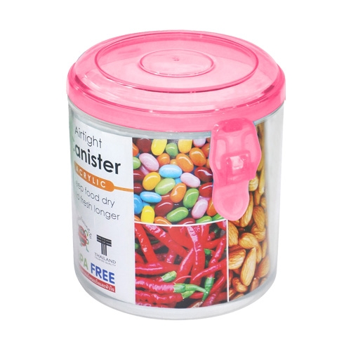 P01247 ขวดโหลสูญญากาศฝาล๊อคได้ จุ 1.6 ลิตร (กว้าง 13.5* ยาว 15* สูง 15 cm) เกรดเอ หนา สีสวย No.8138 ราคาส่งต่อ 12 ใบ: เฉลี่ย 85 บ/ใบ ขายส่งพลาสติกเกรดห้