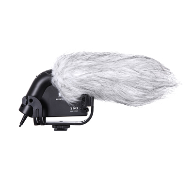 BOYA BY-VM190 shotgun microphone with Windshield For DSLR video cameras