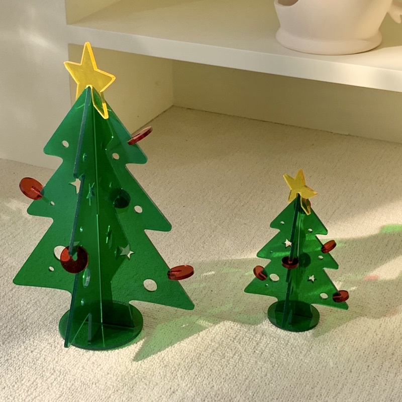 [พร้อมส่ง] Jnihouse : Acrylic Christmas Tree DIY