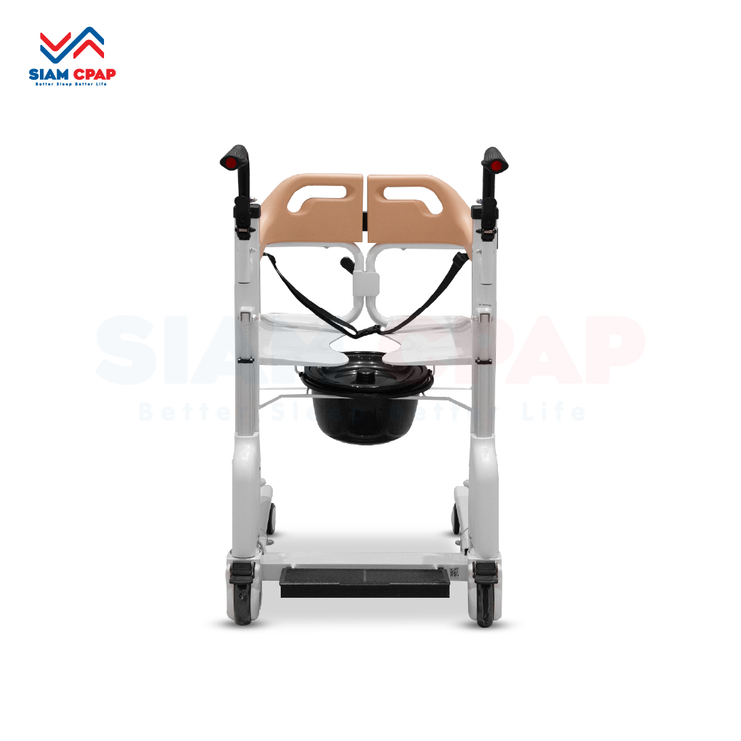 รถเข็นเคลื่อนย้ายคนไข้ (Electric Transfer Chair) รุ่น YK-TC0004 ปรับระดับแบบไฟฟ้า รับประกัน 2 ปี